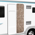 Diverse Hardware, Insektenschutz-Vorhang 56 x 185 cm Beige und Hellbraun