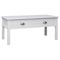 Couchtisch Weiss 100 x 50 x 45 cm Holz