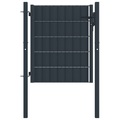Diverse Hardware, Zauntor Stahl 100 x 81 cm Anthrazit