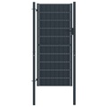 Diverse Hardware, Zauntor Stahl 100 x 124 cm Anthrazit