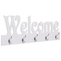 Wandgarderobe WELCOME Weiss 74 x 29,5 cm