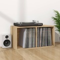 vidaXL Schallplatten-Aufbewahrungsbox Sonoma Eiche 71×34×36 cm