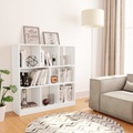 vidaXL Bücherregal Weiß 97,5×29,5×100 cm Spanplatte