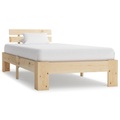 vidaXL Bettgestell Massivholz Kiefer 100 × 200 cm