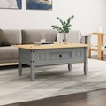 Couchtisch Mexiko-Stil Kiefer Corona Grau 100 x 60 x 45 cm