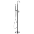Diverse Hardware, Freistehende Badewannenarmatur Edelstahl 118,5 cm