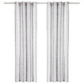 vidaXL Vorhänge mit Metallösen 2 Stk. Baumwolle 140x245cm Anthrazit