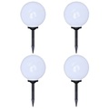 Wegeleuchten 4 Stk. LED 30 cm mit Erdspiess