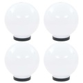 vidaXL, vidaXL LED-Gartenleuchten 4 Stk. Kugelförmig 20 cm PMMA
