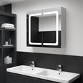 LED-Bad-Spiegelschrank 80 x 12,2 x 68 cm