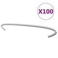 Gabionen-Distanzhalter 100 Stk. Verzinkter Stahl 30 cm