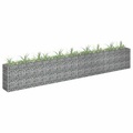 vidaXL Gabionen-Hochbeet Verzinkter Stahl 360×30×60 cm