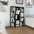 vidaXL, vidaXL Raumteiler/Bücherregal Schwarz 100×24×140 cm Spanplatte