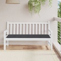Gartenbank-Auflage Schwarz 150 x 50 x 3 cm