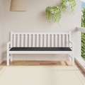 Gartenbank-Auflage Schwarz 180 x 50 x 3 cm
