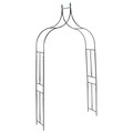 Diverse Hardware, Rosenbogen Schwarz 120 x 38 x 258 cm Eisen