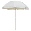 Sonnenschirm mit Stahlmast 240 cm Sand