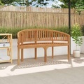 Bananenbank 151 cm Massivholz Teak