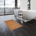 Bambus-Badematten 2 Stk. 60 x 90 cm Braun