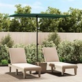 vidaXL Sonnenschirm mit Aluminium-Mast 2x1,5 m Grün