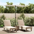 vidaXL Sonnenschirm mit Aluminium-Mast 180 x 130 cm Sandweiß