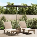 Sonnenschirm mit Aluminium-Mast 180 x 130 cm Anthrazit