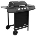 Diverse Hardware, Gasgrill mit 4 Brennern Schwarz