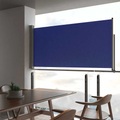Diverse Hardware, Ausziehbare Seitenmarkise 120x300 cm Blau