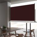 Diverse Hardware, Ausziehbare Seitenmarkise 160x300 cm Braun
