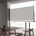 vidaXL Ausziehbare Seitenmarkise 60×300 cm Creme