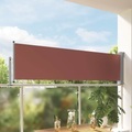 vidaXL Ausziehbare Seitenmarkise 80×300 cm Braun