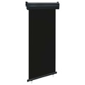 vidaXL Balkon-Seitenmarkise 80 × 250 cm Schwarz