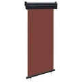 vidaXL Balkon-Seitenmarkise 80 × 250 cm Braun