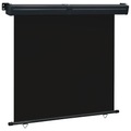 vidaXL Balkon-Seitenmarkise 160 × 250 cm Schwarz