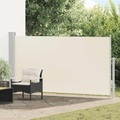 vidaXL Ausziehbare Seitenmarkise 170×300 cm Creme