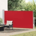 vidaXL Ausziehbare Seitenmarkise 170×300 cm Rot