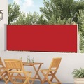 vidaXL Ausziehbare Seitenmarkise 100×500 cm Rot