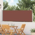 vidaXL Ausziehbare Seitenmarkise 100×500 cm Braun