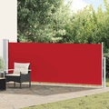 vidaXL Ausziehbare Seitenmarkise 140×500 cm Rot