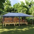 Partyzelt 4 x 6 m Blau