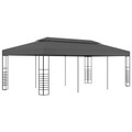 Gartenpavillon 3x6 m Anthrazit