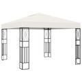 vidaXL Pavillon 3×3 m Creme Stoff