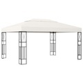 vidaXL Pavillon 3×4 m Creme Stoff