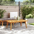 vidaXL Garten-Couchtisch 90×55×35 cm Massivholz Akazie