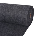 vidaXL Messeteppich Rillen 1,6×15 m Anthrazit