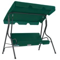 vidaXL, vidaXL Hollywoodschaukel Grün 170×110×153 cm Stoff