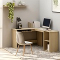 vidaXL Eckschreibtisch in L-Form Sonoma-Eiche 120×140×75 cm Spanplatte
