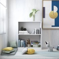 vidaXL Bücherregal Hochglanz-Weiß 60×24×74,5 cm Spanplatte