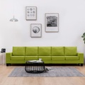 vidaXL 5-Sitzer-Sofa Grün Stoff