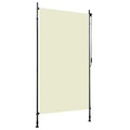 vidaXL Außenrollo 120 x 270 cm Creme